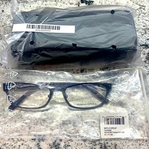 Adorable BANANA REPUBLIC Eyeglasses TERESE Satin Navy 52MM. Ordered wrong size.